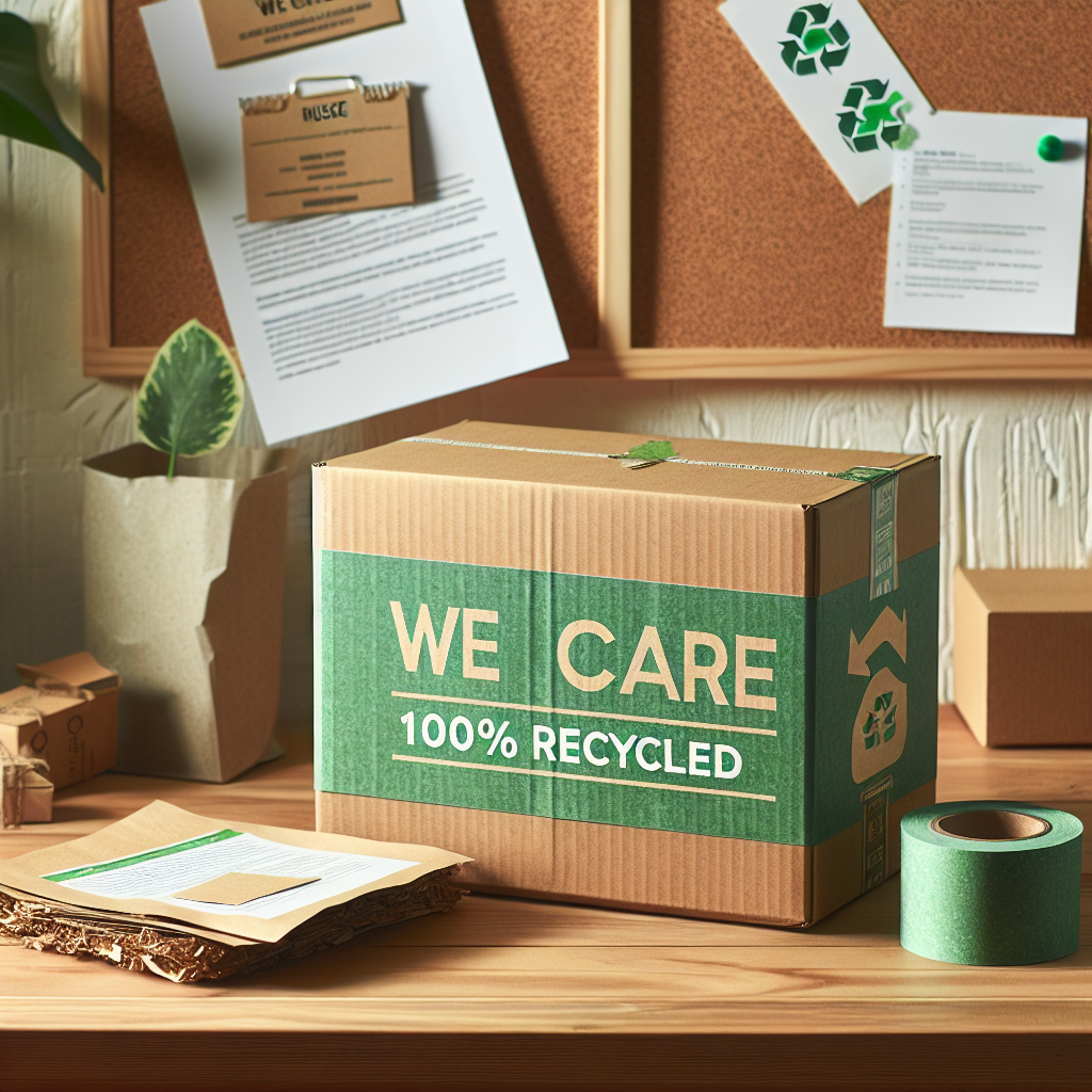 Sustainable ecommerce packaging